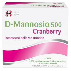 Matt divisione pharma d mannosio 500 cranberry 12 bustine