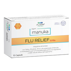 Algem manuka flu relief urto 15 capsule