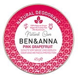 Ben & anna natural soda cream deodorant pink grapefruit tin 45 g