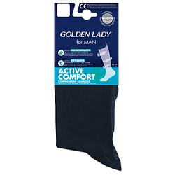 Calza uomo golden lady for man active comfort blu 42 44