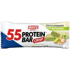 Whysport 55 protein bar cioccolato bianco pistacchio 55 g