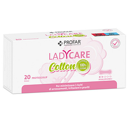 Ladycare proteggislip cotton ipoallergenici distesi 20 pezzi profar
