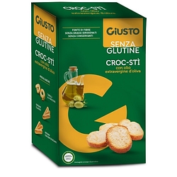 Giusto senza glutine croc sti' con olio extravergine d'oliva 100 g