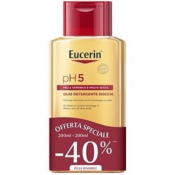 Eucerin bipacco ph5 olio detergente 200 ml + 200 ml