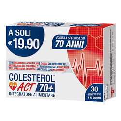 Colesterol act 70+ 30 compresse