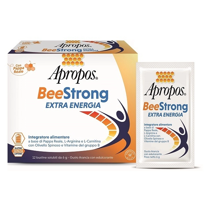 Apropos Beestrong Extra Energia 12 Bustine