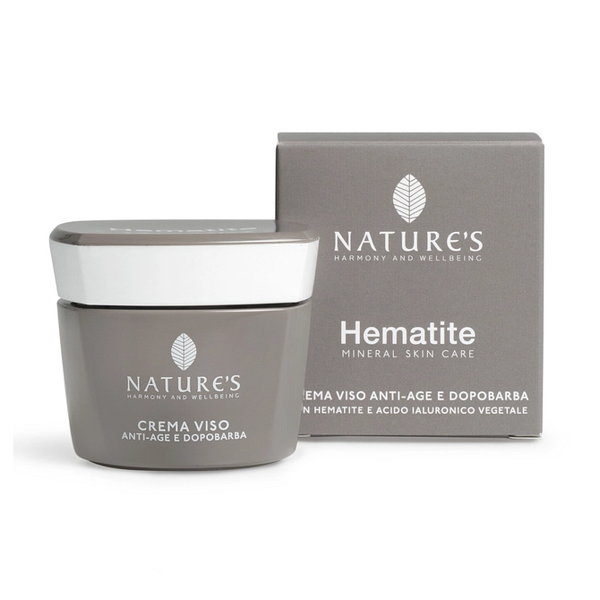 Nature's Hematite Crema Viso Antiage Dopobarba 50 Ml