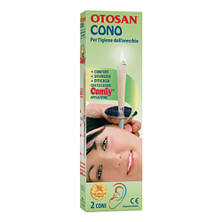 Otosan cono per l'igiene delle orecchie otosan+propoli 2 pezzi
