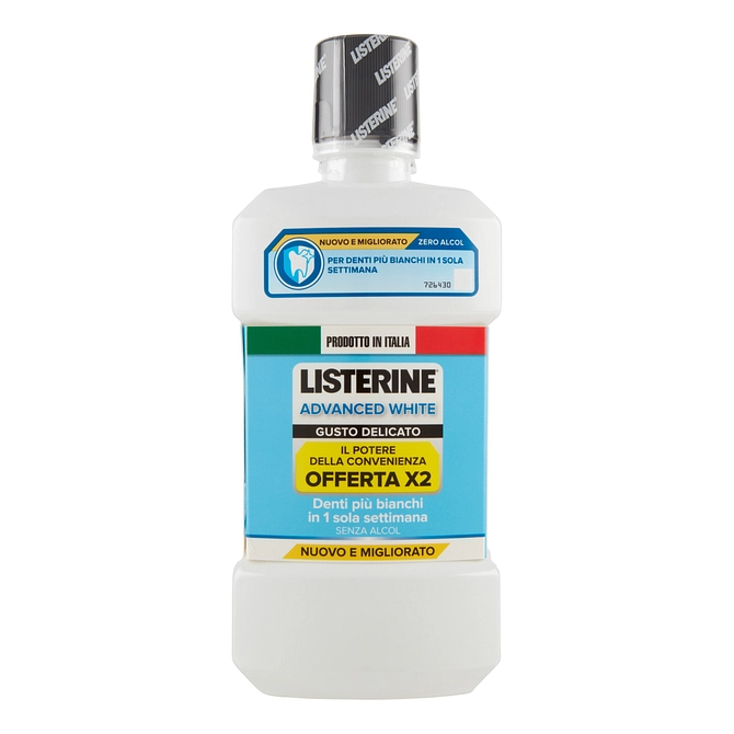 Listerine Advanced White Bundle 500 Ml Gusto Delicato