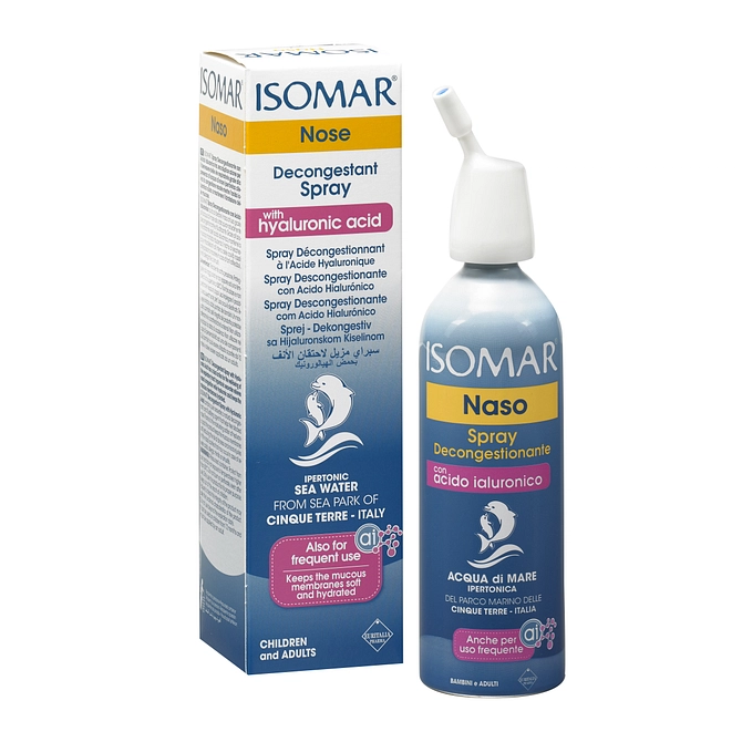 Isomar Spray Decongestionante Acido Ialuronico 100 Ml