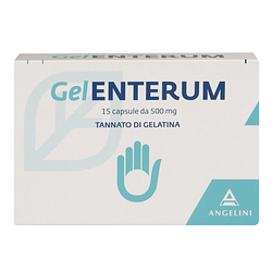 Gelenterum 15 cps adulti 500 mg tannato di gelatina