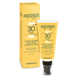 Angstrom protect hydraxol matt fluido solare protezione 30 pelli miste 40 ml