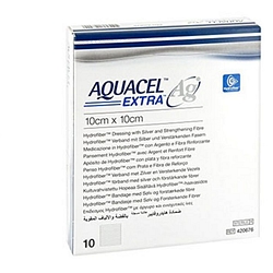 Aquacel ag extra medicazione con ioni argento 10 x10 cm 10 pezzi