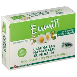Eumill gocce oculari 20 flaconcini monodose 0,5 ml