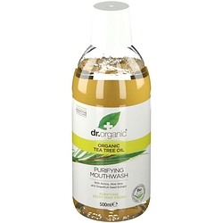 Dr organic tea tree mouthwash collutorio 500 ml