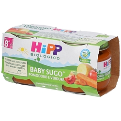 Hipp bio hipp bio omogeneizzato sugo pomodoro verdure 2 x80 g