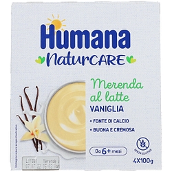 Humana merenda vaniglia 4 x 100 g