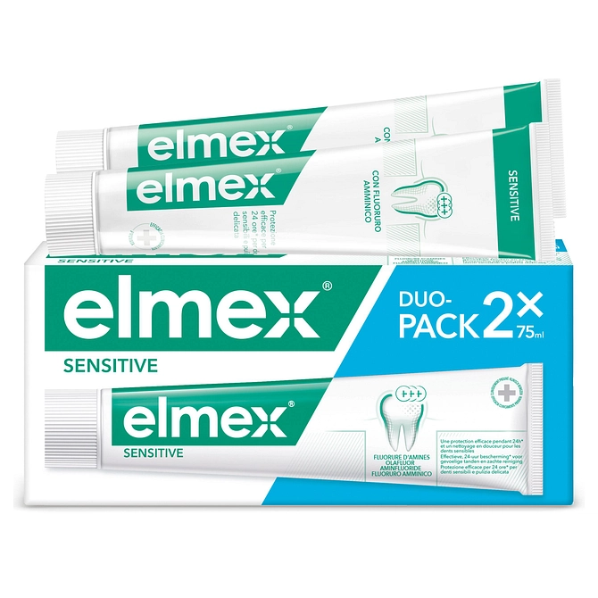 Elmex Sensitive Dentifricio Bitubo 2 X75 Ml