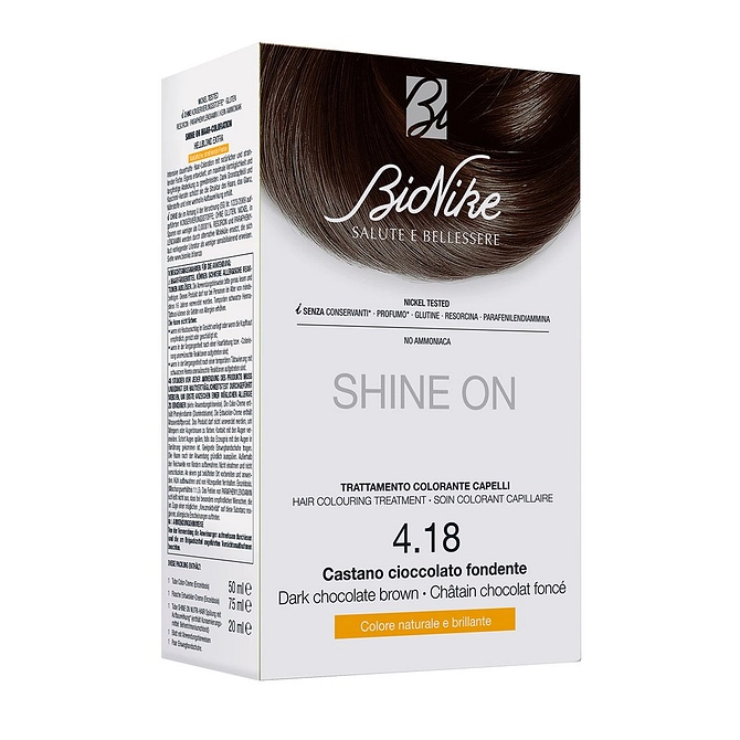 Shine On Castano Cioccolato Fondente 4,18 Flacone 75 Ml + Tubo 50 Ml