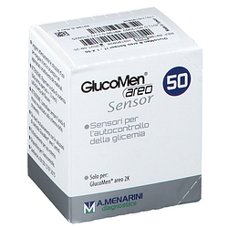 Strisce misurazione glicemia glucomen areo sensor 50 pezzi