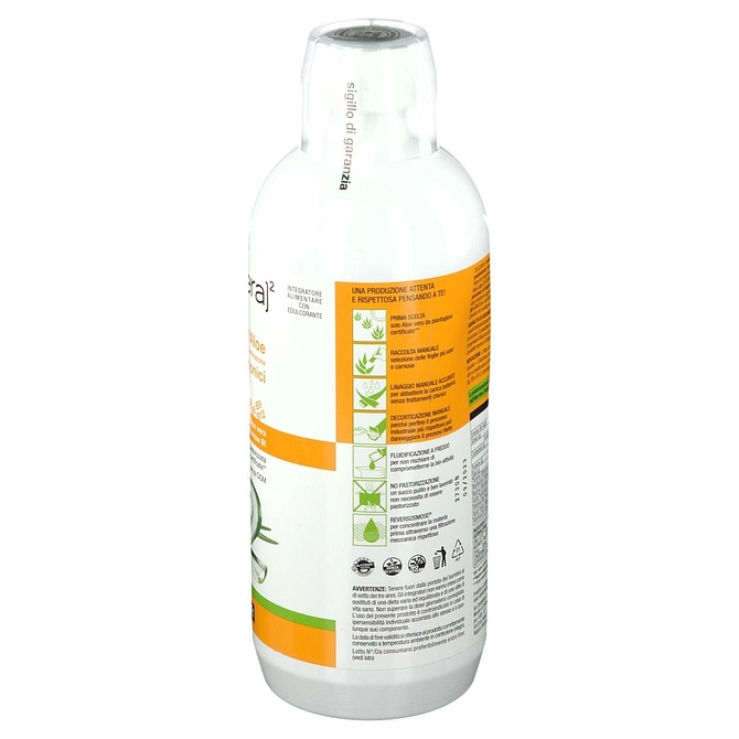Aloevera2 Succo Puro D'aloe Doppia Concentrazione + Enertonici 1 Litro