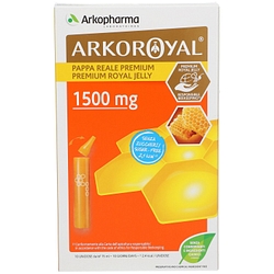 Arkoroyal pappa reale 1500 mg senza zucchero 10 flaconcini da 15 ml