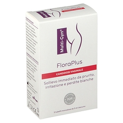 Floraplus multi gyn candidosi vaginale 5 tubetti x 5 ml