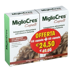 Migliocres capelli 60 capsule + 60 capsule promozione