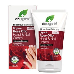 Dr organic rose otto rosa hand nail cream crema mani 125 ml