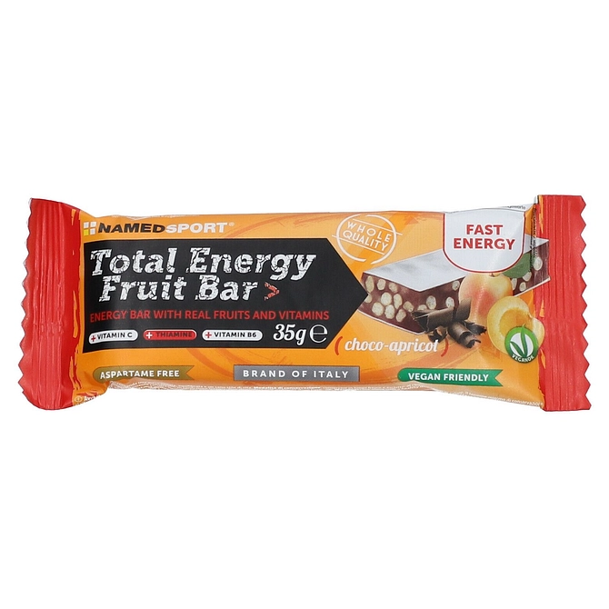 Total Energy Fruit Bar Choco Apricot 35 G