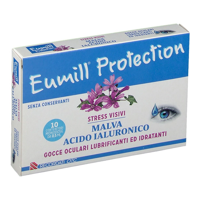 Eumill Protection Gocce Oculari 10 Flaconcini Monodose 0,5 Ml