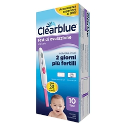 Test di ovulazione clearblue digitale 10 pezzi