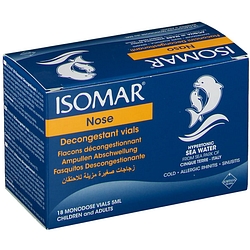 Isomar soluzione ipertonica acqua mare 18 flaconcini monodose 5 ml
