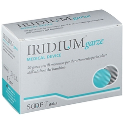 Iridium garza oculare medicata in tessuto non tessuto 20 pezzi