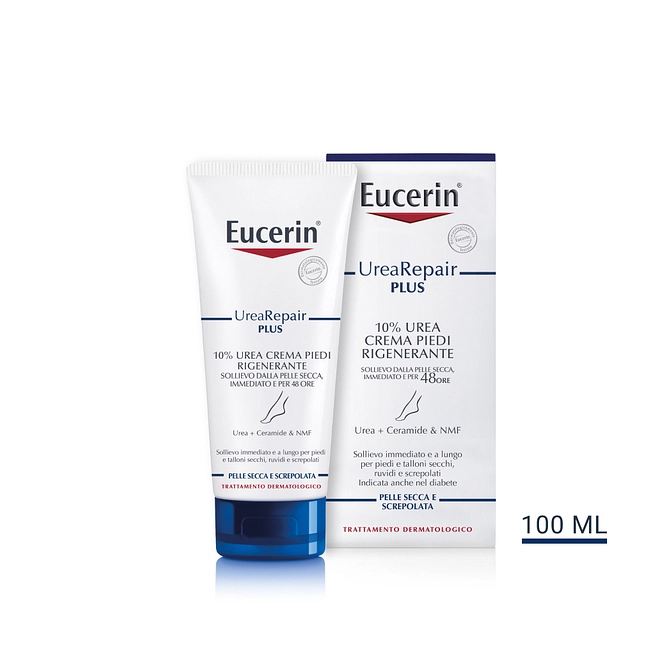 Eucerin Urearepair Plus Crema Piedi Rigenerante 10% Urea 100 Ml