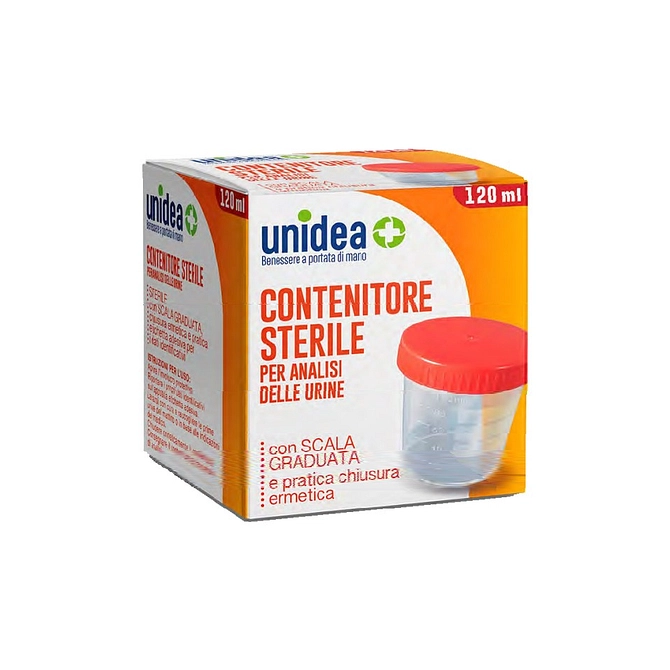 Contenitore Sterile Per Analisi Delle Urine Unidea 120 Ml