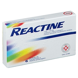 Reactine 6 cpr 5 mg + 120 mg rilascio prolungato