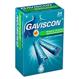 Gaviscon 24 bust os sosp 500 mg/10 ml + 267 mg/10 ml