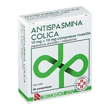 Antispasmina colica 30 cpr riv 10 mg + 10 mg