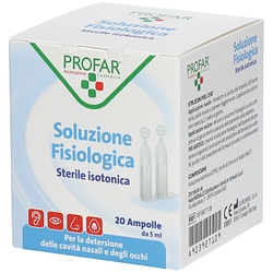 Profar soluzione fisiologica sterile isotonica 5 ml 20 ampolle