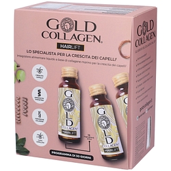 Gold collagen hairlift pack 30 giorni 3 confezioni da 10 flaconcini