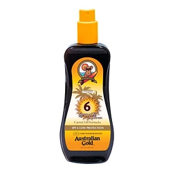 Australian gold protezione solare spf 6 spray oil con carota 237 ml