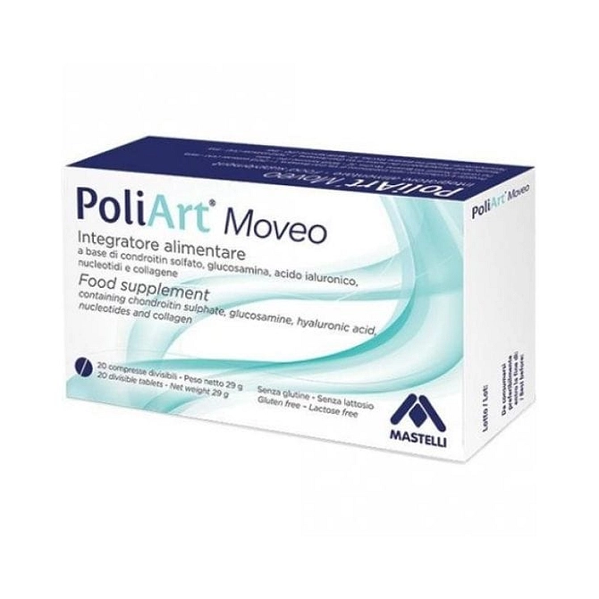 Poliart Moveo 20 Compresse Divisibili Non Rivestite