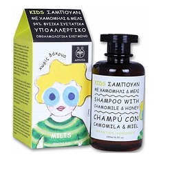 Apivita kids shampoo blub & honey 500 ml