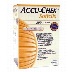 Lancette pungidito accu chek softclix 200 pezzi