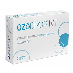 Ozodrop ivt soluzione oftalmica base di olio ozonizzato in fosfolipidi 15 flaconcini monodose da 0,35 ml