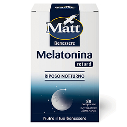 Matt benessere melatonina retard 80 compresse