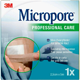 Cerotto in carta 3 m micropore surgical tape tan m5 x25 mm