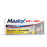 Maalox 30 cpr mast 400 mg + 400 mg senza zucchero aroma limone