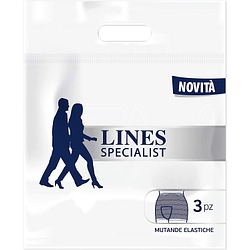 Lines specialist mutanda elastica m 3 pezzi
